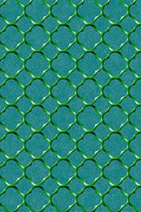 Green Quatrefoil