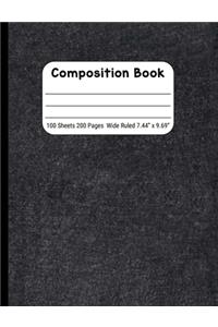 Composition Book Wide Rule