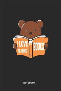 I Love Reading Books Notebook