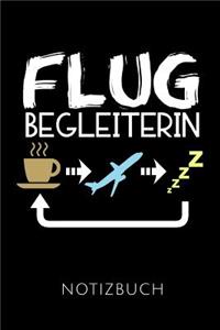 Flugbegleiterin Notizbuch