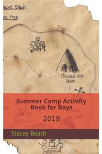 Summer Camp Activity Book for Boys