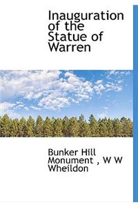 Inauguration of the Statue of Warren
