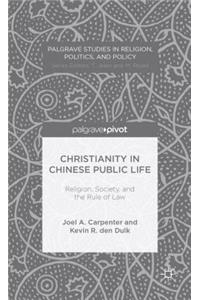 Christianity in Chinese Public Life: Religion, Society, and the Rule of Law