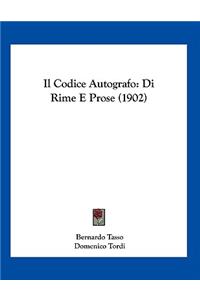 Il Codice Autografo