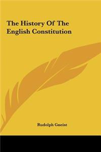History Of The English Constitution