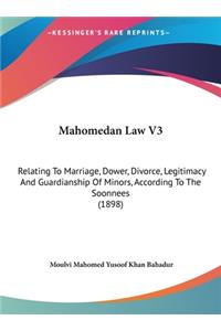 Mahomedan Law V3