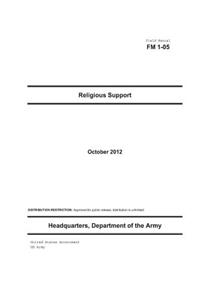 Field Manual FM 1-05 Religious Support October 2012