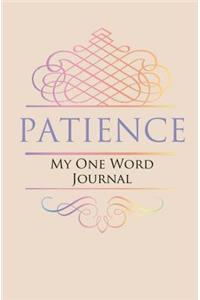 My One Word Journal
