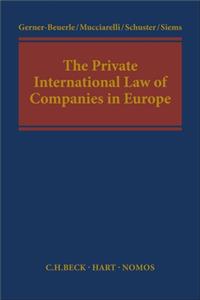 Private International Law of Companies in Europe