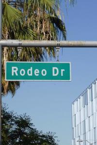 Rodeo Drive Street Sign in Hollywood, California Journal
