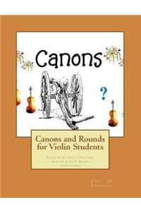 Canons and Rounds for Violin Students