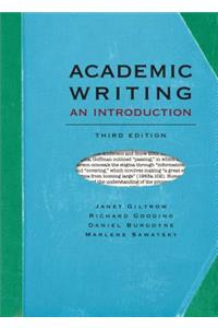 Academic Writing: An Introduction - Third Edition