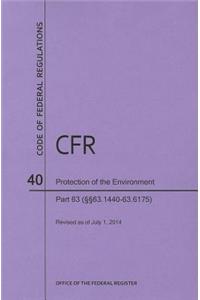 Code of Federal Regulations Title 40, Protection of Environment, Parts63 (63. 1440-63. 6175), 2014