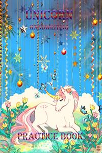 Unicorn Handwriting Practice Book