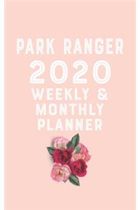 park ranger 2020 Monthly Weekly Planner park ranger Occupation Planner A beautiful