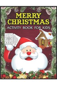 Merry Christmas Activity Book for Kids