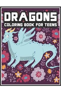 Dragon Coloring Book for Teens
