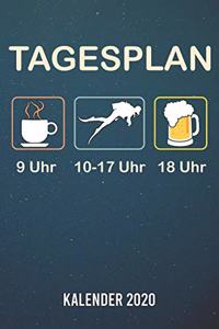 Tagesplan Tauchen Kalender 2020