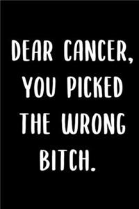 Dear Cancer, You Picked the Wrong Bitch.
