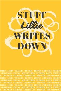 Stuff Lillie Writes Down