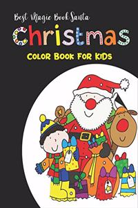 Best Magic Book Santa Christmas Color Book for Kids