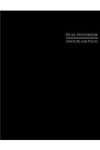 Dual Notebook Lined/Blank Pages