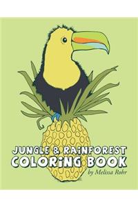 Jungle & Rainforest Coloring Book