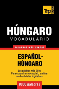 Vocabulario español-húngaro - 9000 palabras más usadas