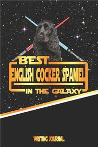 Best English Cocker Spaniel in the Galaxy Writing Journal