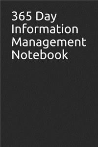 365 Day Information Management Notebook