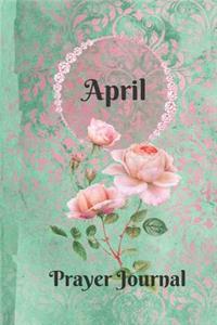 April Personalized Name Praise and Worship Prayer Journal