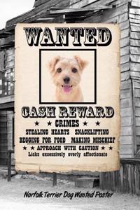 Norfolk Terrier Dog Wanted Poster