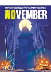 November 50 Coloring Pages For Adults Relaxation