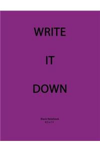 Blank Notebook