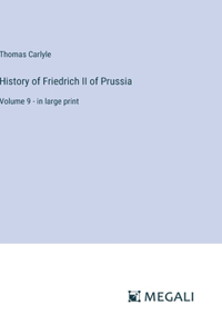 History of Friedrich II of Prussia
