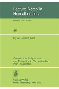 Questions of Uniqueness and Resolution in Reconstruction from Projections