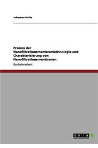 Prozess der Nanofiltrationsmembrantechnologie und Charakterisierung von Nanofiltrationsmembranen