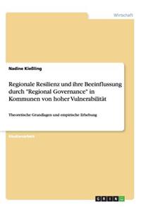 Regionale Resilienz und ihre Beeinflussung durch Regional Governance in Kommunen von hoher Vulnerabilität