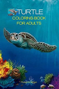 Turtle Coloring Book for Adults