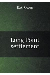 Long Point Settlement