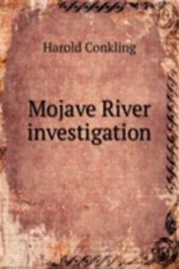 Mojave River investigation