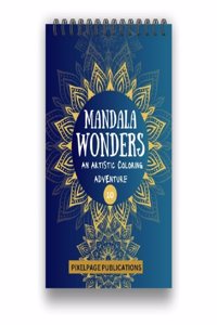 Mandla Wonders - An Artistic Colouring Adventure (A5 Size) (Mandala 10)