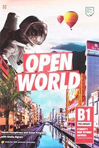 Open World Preliminary Student's Pack (Student's Book Without Answers and Workbook Without Answers) English for Spanish Speakers