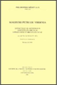 Magistri Petri de Ybernia Expositio et quaestiones in Aristotelis Librum de longitudine et brevitate vitae (ex. Cod. Vat. lat. 825, ff. 92r-102r)