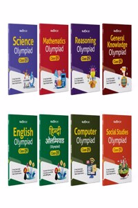Arihant Bloom CAP Olympiad Science, Social Studies, Mathematics, Reasoning, English, General Knowledge, Hindi, Computer Class 9 (Set of 8 books)