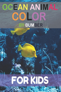 ocean animal color by number for kids