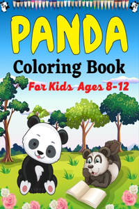 Panda Coloring Book For Kids Ages 8-12