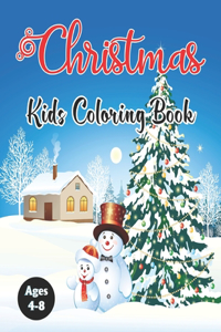 Christmas Kids Coloring Book Ages 4-8