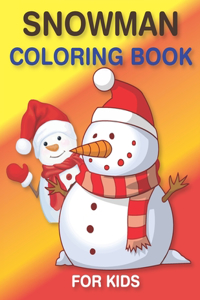 snowman coloring book for kids