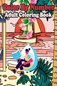 Color By Number Adult Coloring Book